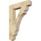 Ekena Millwork Olympic Craftsman Rough Sawn Bracket, Douglas Fir, 6"W x 34"D x 46"H BKT06X34X46OLY04RDF - alternate 1